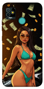 Чехол Money girl для TECNO Pop 5