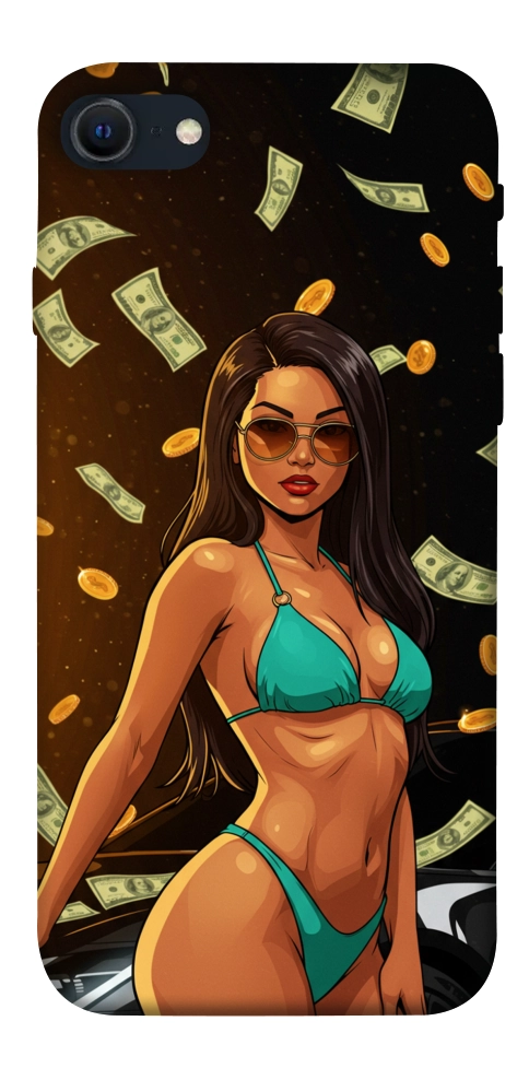 Чехол Money girl для iPhone SE (2022)