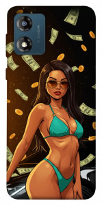 Чехол Money girl для Motorola Moto E13