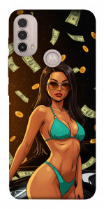 Чехол Money girl для Motorola Moto E40