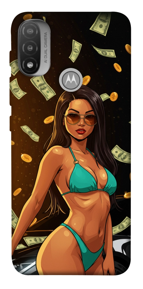 Чохол Money girl для Motorola Moto E20