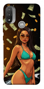 Чехол Money girl для Motorola Moto E20