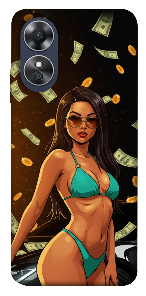 Чехол Money girl для Oppo A17