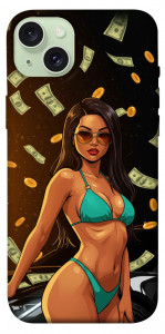 Чехол Money girl для iPhone 15 Plus