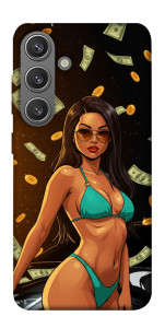 Чехол Money girl для Galaxy S24
