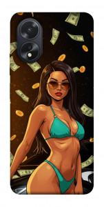 Чехол Money girl для Oppo A38