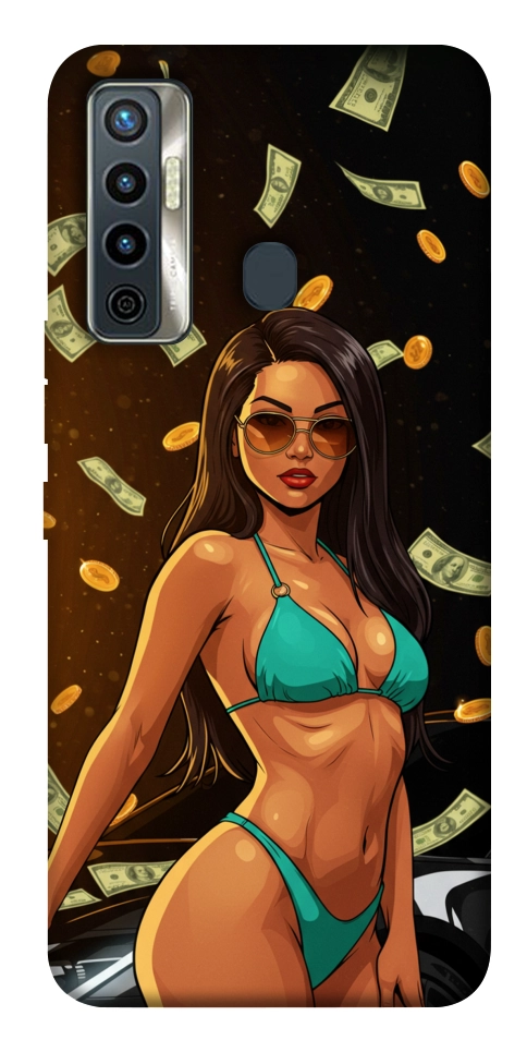 Чехол Money girl для TECNO Camon 17