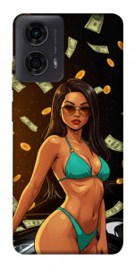 Чехол Money girl для Motorola Moto G24