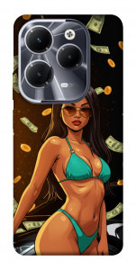 Чехол Money girl для Infinix Hot 40 Pro