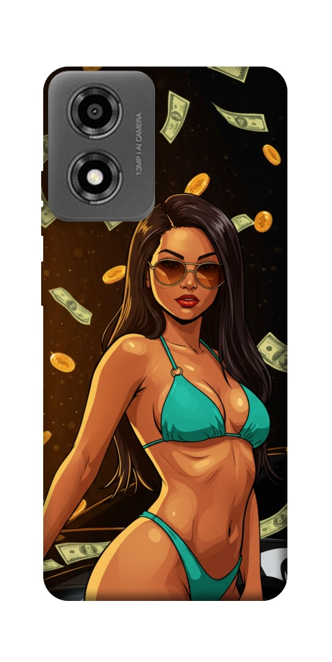 Чохол Money girl для Motorola Moto E14