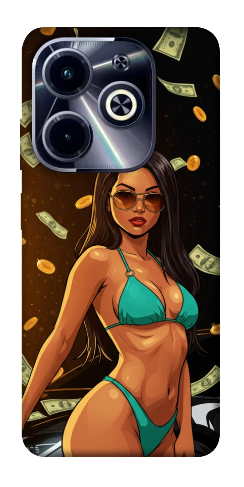 Чехол Money girl для TECNO Spark Go 2024