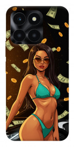 Чехол Money girl для Huawei Honor X6a