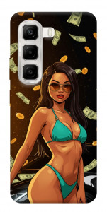 Чехол Money girl для Infinix Hot 50 4G