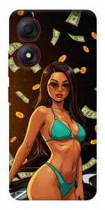 Чехол Money girl для ZTE Blade A34 4G