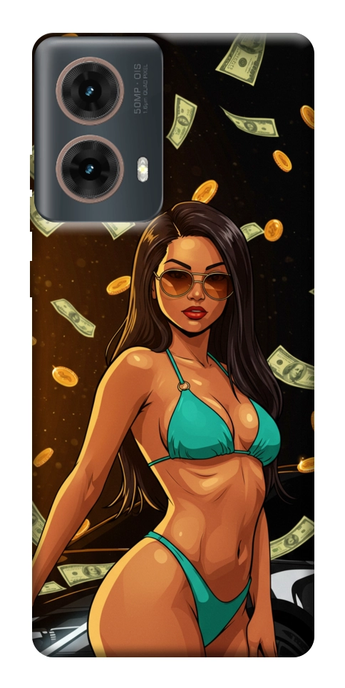 Чохол Money girl для Motorola Moto G85
