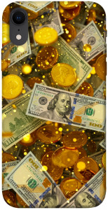 Чохол Gold and dollars для iPhone XR