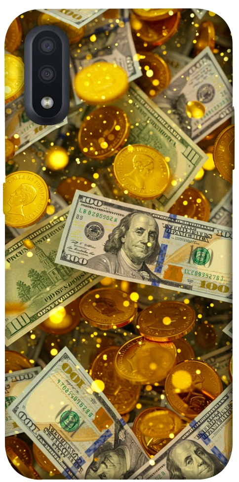 Чохол Gold and dollars для Galaxy A01