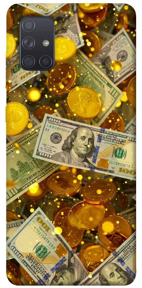 Чохол Gold and dollars для Galaxy A71 (2020)