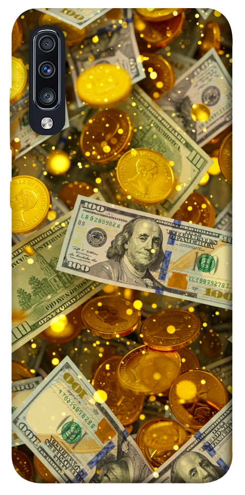 Чохол Gold and dollars для Galaxy A70 (2019)