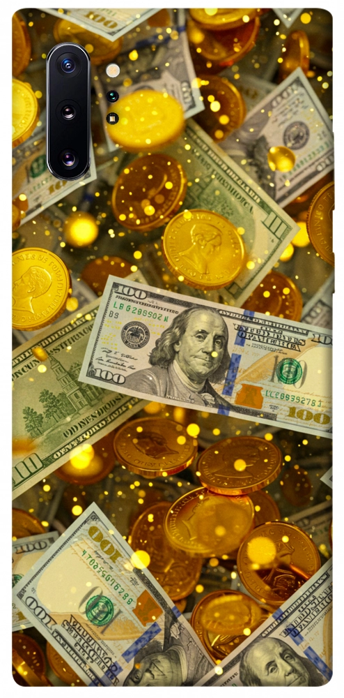 Чехол Gold and dollars для Galaxy Note 10+ (2019)