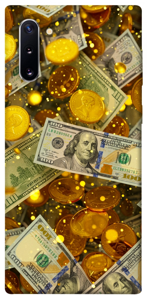 Чехол Gold and dollars для Galaxy Note 10 (2019)