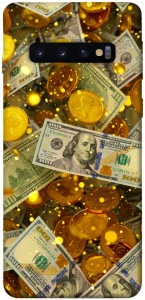 Чохол Gold and dollars для Galaxy S10 (2019)