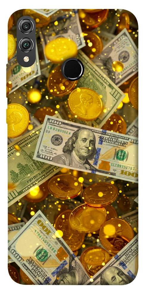 Чохол Gold and dollars для Huawei Honor 8X