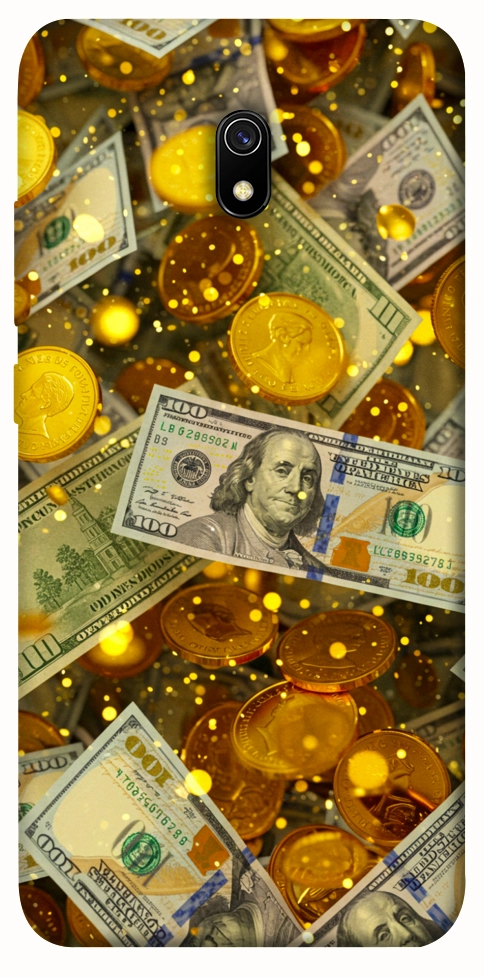 Чохол Gold and dollars для Xiaomi Redmi 8a