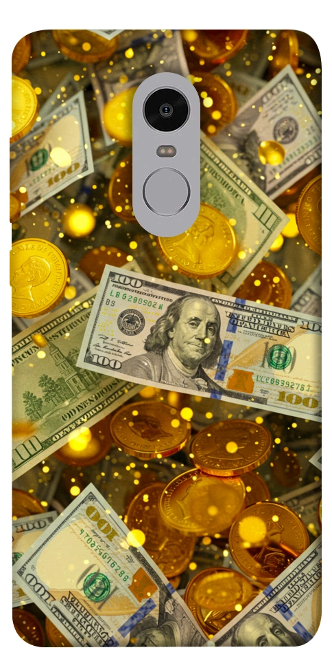Чехол Gold and dollars для Xiaomi Redmi Note 4X
