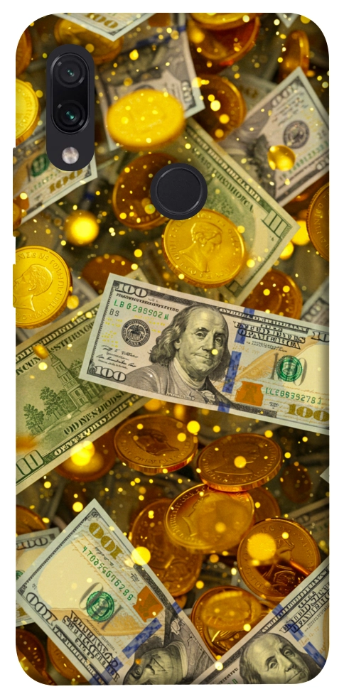 Чохол Gold and dollars для Xiaomi Redmi Note 7
