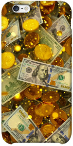 Чехол Gold and dollars для iPhone 6 plus (5.5'')