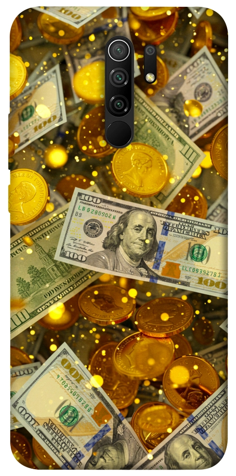 Чехол Gold and dollars для Xiaomi Redmi 9