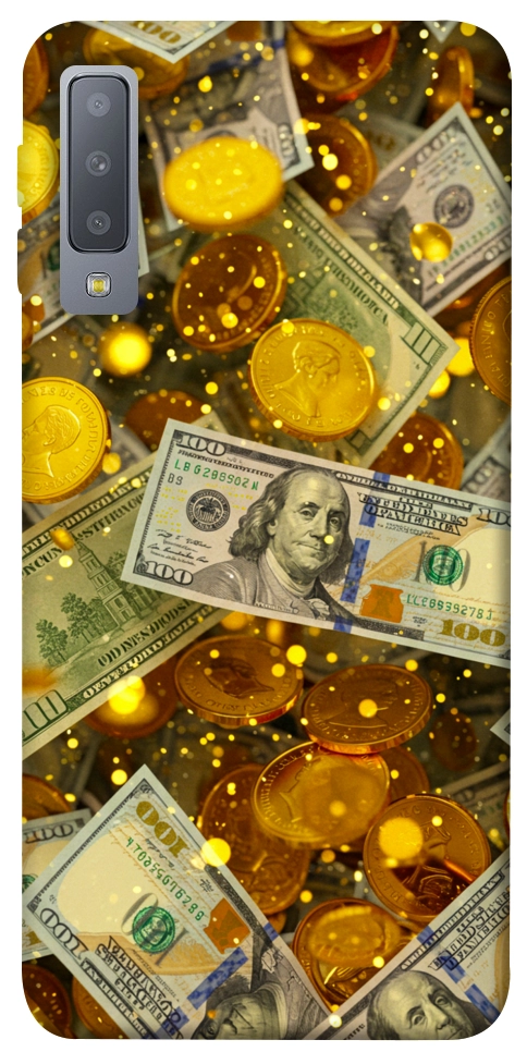 Чехол Gold and dollars для Galaxy A7 (2018)