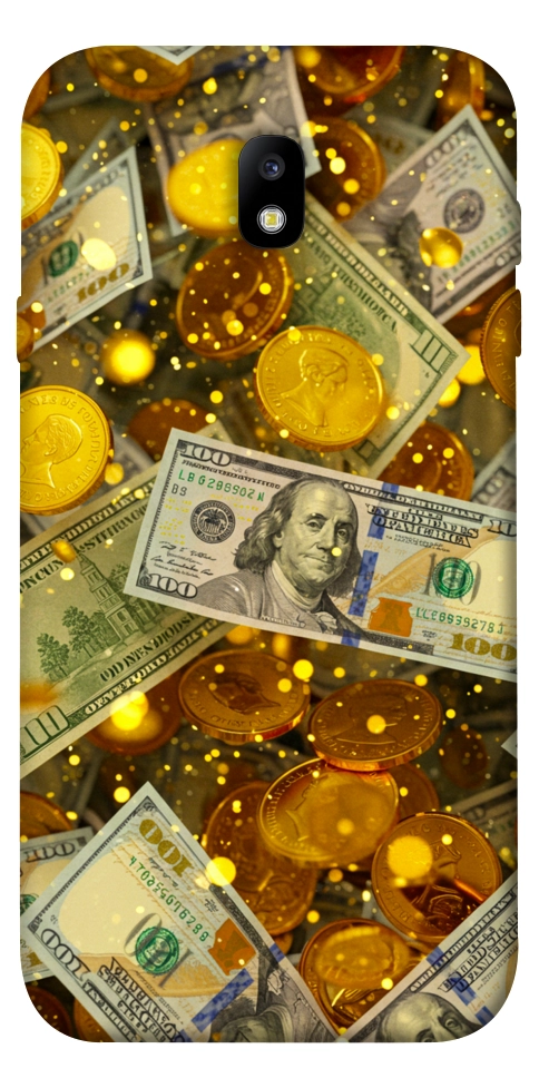 Чехол Gold and dollars для Galaxy J7 (2017)