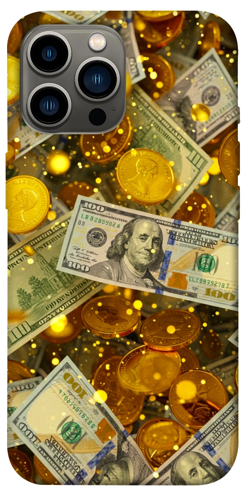 Чехол Gold and dollars для iPhone 12 Pro Max