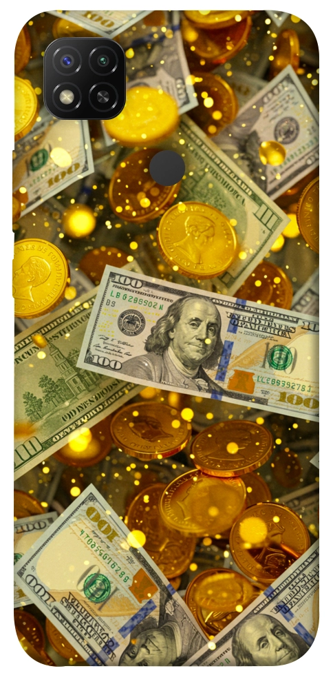 Чохол Gold and dollars для Xiaomi Redmi 9C