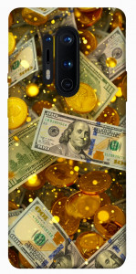 Чохол Gold and dollars для OnePlus 8 Pro