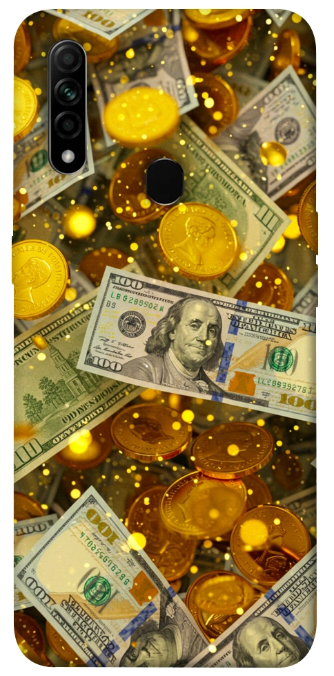 Чехол Gold and dollars для Oppo A31