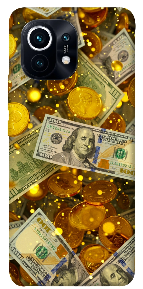 Чохол Gold and dollars для Xiaomi Mi 11