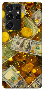 Чехол Gold and dollars для Galaxy S21 Ultra
