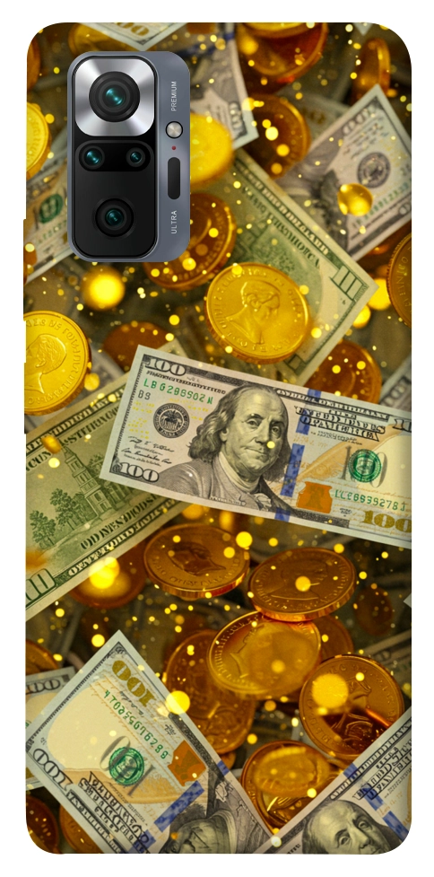 Чохол Gold and dollars для Xiaomi Redmi Note 10 Pro