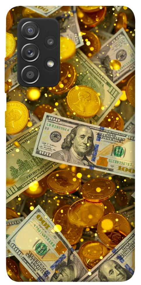 Чохол Gold and dollars для Galaxy A72 5G