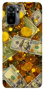 Чехол Gold and dollars для Xiaomi Redmi Note 10
