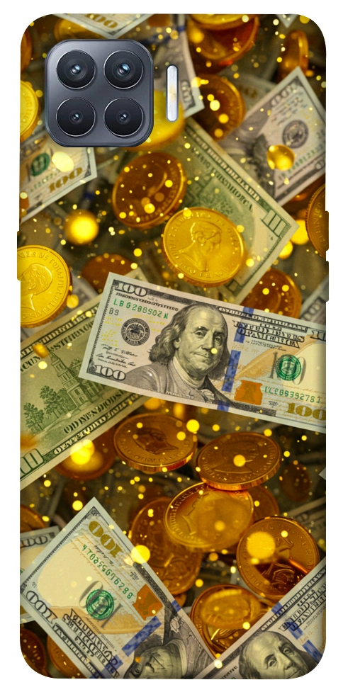 Чохол Gold and dollars для Oppo Reno 4 Lite