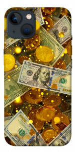 Чохол Gold and dollars для iPhone 13