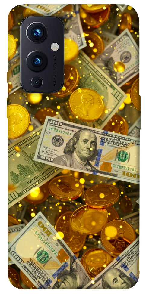 Чехол Gold and dollars для OnePlus 9