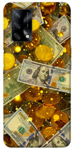 Чехол Gold and dollars для Oppo A74 4G