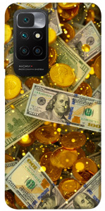 Чохол Gold and dollars для Xiaomi Redmi 10