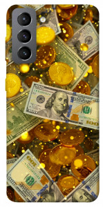 Чехол Gold and dollars для Galaxy S21 FE