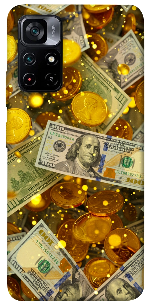 Чехол Gold and dollars для Xiaomi Poco M4 Pro 5G